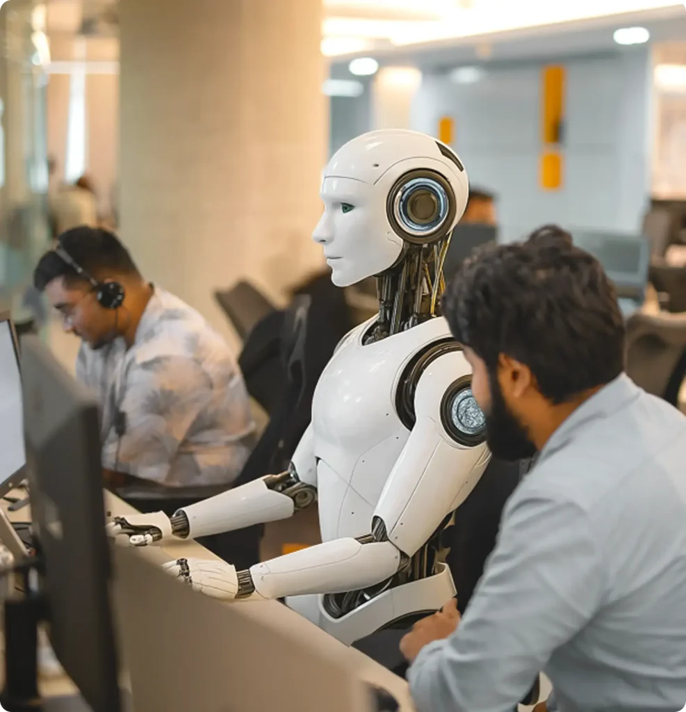 Support floor running an automated service desk